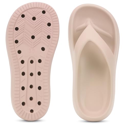 Image of ORTHO JOY Orthopedic Slippers for Women | Comfortable EVA Flip-Flops with Arch & Heel Support | Anti-Skid Lightweight Slides for Foot Pain Relief - Ideal for Indoor & Outdoor Use