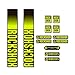 STAR SAM Adesivi Compatibili con forcella bici Rock Shox Recon 2021 Giallo fluorescente 1 CMT