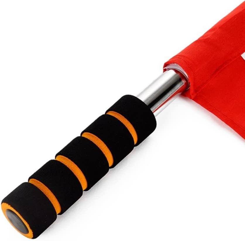 Sewroro 4pcs Sports Linesman Flags, Referee Events Match Flags with Stainless Steel Pole Stick for Sports Events and Matches(Red) - Image 4
