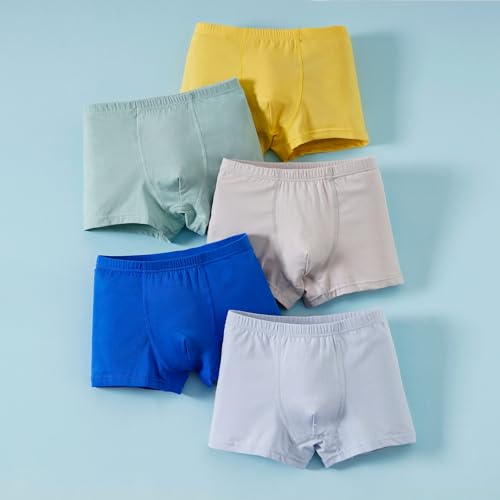 Image of Boxer Boys Briefs Underwear Kids Cotton Shorts Underpants Size Years Pack of 5
