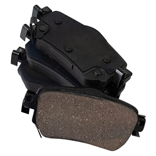 Image of TRQ Rear Brake Pad and Rotor Set Ceramic G Coated Rotors Calipers | For 2019 Nissan Rogue Sport