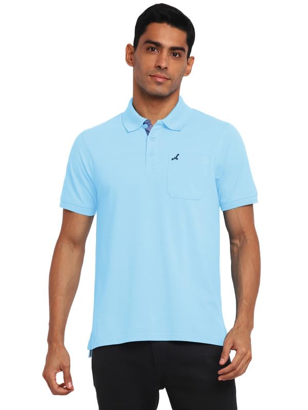 Image of AMERICAN CREW Polo Collar T-Shirt for Men with Pocket
