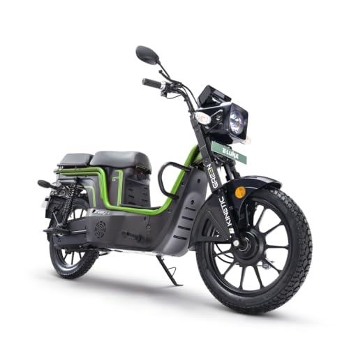 Image of Kinetic Green E-Luna X3 Pro Electric Scooter with charger - Sparkling Green - Ex-Showroom