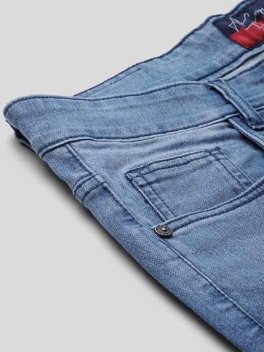 Image of Allen Cooper Slimmy Comfortable Mid Rise Denim Jeans for Men
