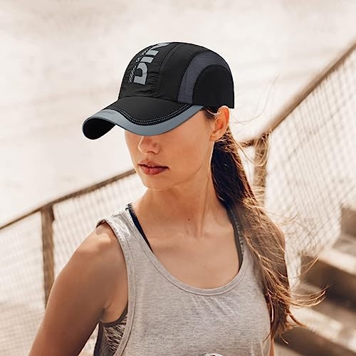 Image of Zibuyu� Baseball Caps for Men Women Sports Cap Breathable Cotton Cap Outdoor Fishing Hiking Adjustable Buckle Closure Summer Cap - Green /Grey /Black