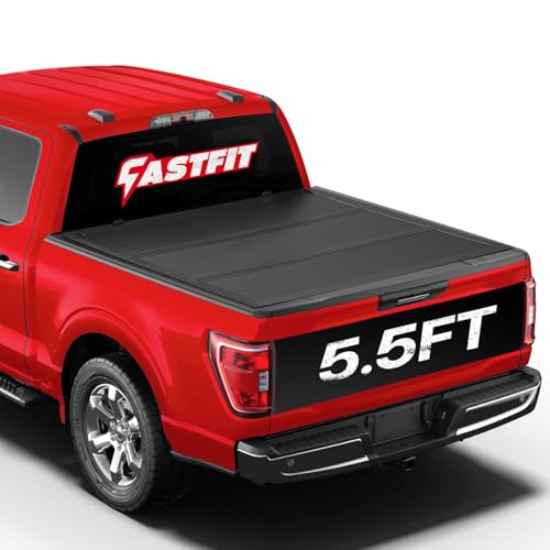 FASTFIT HTL Low-Profile Hard Tri-Fold Tonneau Cover for 2015-2025 F-150,