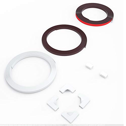 Window Screen Accessories, 8 Feet Magnetic Tape, 8 Feet Grooved Magnetic Tape, 8 Feet Grooved Plastic Strip, One Bag of Accessories