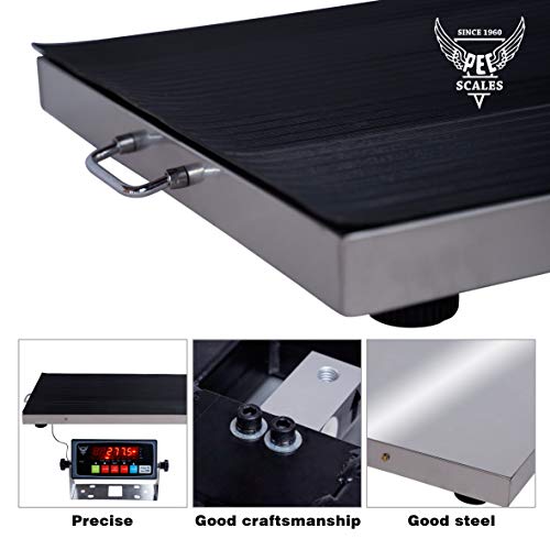 Báscula digital PEC para animales 700lb 42x20 pulg miniatura 7