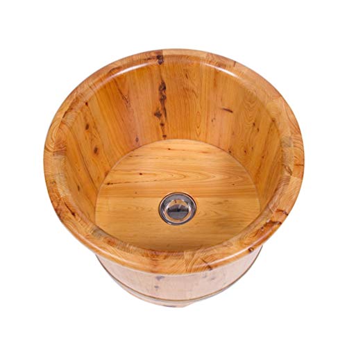 Spa de pies de madera para pedicura y relajación