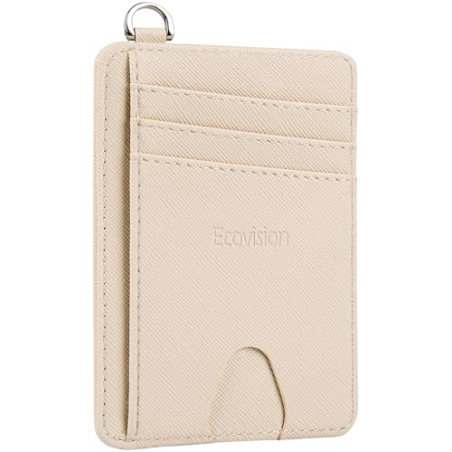 Image of Slim Minimalist Front Pocket Wallet, RFID Blocking Credit Card Holder Wallet with Detachable D-Shackle for Men Women