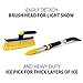 Michelin Snow Brush for Car Windshield – Ice Scraper with 34-50” Hybrid Extendable Handle Ergonomic Multi-Tool Detachable Swivel Head Non-Slip Foam Grip Heavy Duty Snow Remover for SUV, Truck