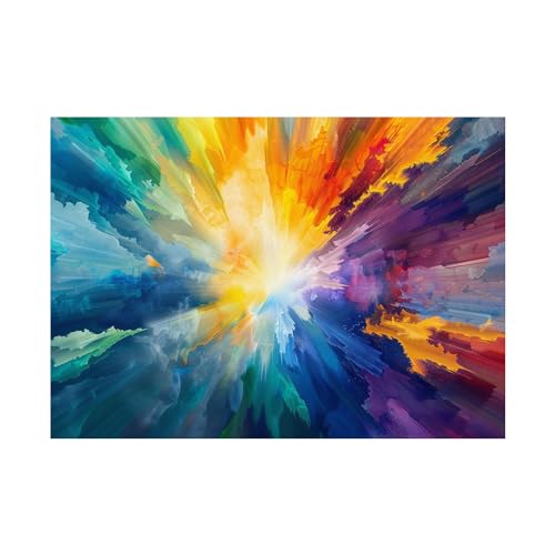 Peinture d'art abstrait couleur moderne photo artwork 80x120cm