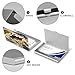 VstaDank Hunting Camo Deer Business Card Holder Fashion Aluminum Alloy Flip Cover Credit Card Holder High End Professional Name Cards Case Exquisite Pocket Metal Cards Holder for Work