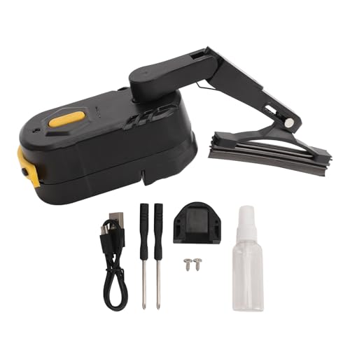 Motorbike Helmet Wiper, 2 Speed Water Rechargeable Windshield Wiper with Telescopic Bracket, 170° Swing Range for Motorcycle Scooter Helmet