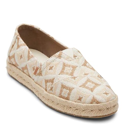 Image of TOMS Women's, Alpargata Rope Espadrille Slip-On, 11, Natural Geo