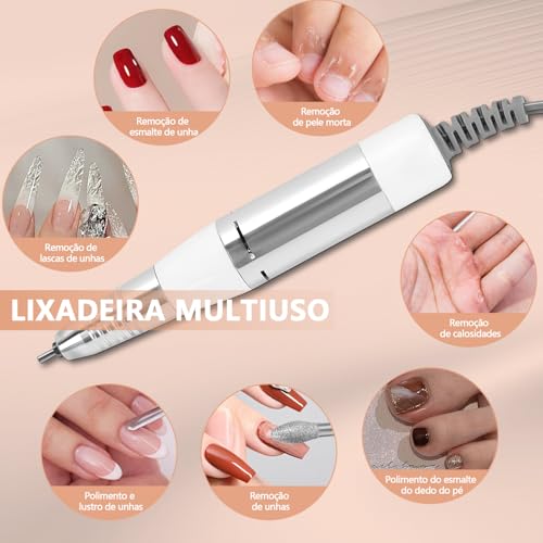 Motor de Unha, Lixa de Unha Eletrica,110V-220V, Lixa Eletrica para Unhas, Lixadeira de Unha, Motor P
