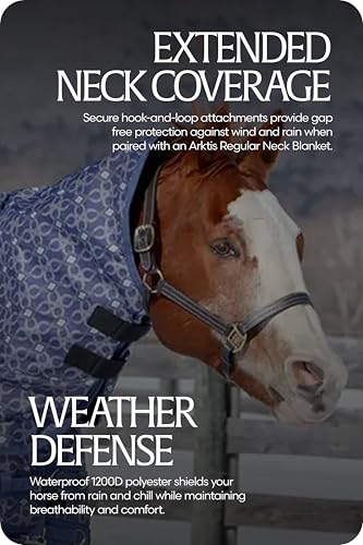 Image of Equinavia Arktis Turnout Neck Cover No Fill | 1200 Denier - Skipper Blue - S