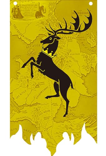 Fujiaxiang NA5011123166 Game Got Thrones Christmas Ornament - Game Got Thrones Baratheon House Banner 100X65Cm thumb #2