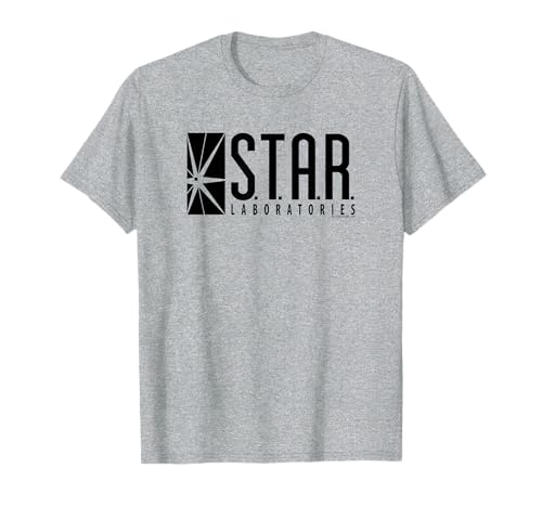 Image of The Flash TV Series S.T.A.R. Labs Black Grey T-Shirt