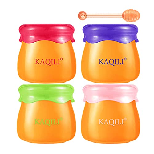 Honey Jar Lip Balm | Bálsamo Labial Suave Suave Pote De Mel | 0,35 Oz Honey Pot Lip Balm Durante a N
