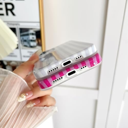 Coque iPhone 16 souple fine résistante aux chocs rose vif