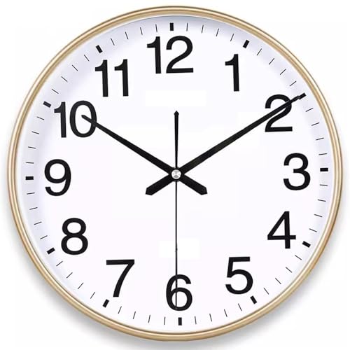 Horloge murale silencieuse avec mouvement quartz électronique précis - 2