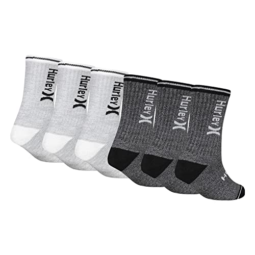 Hurley Kids' 6-Pack Active Everyday Knit Socks2