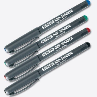 Stanger 710011 Folienmarker F permanent, blau