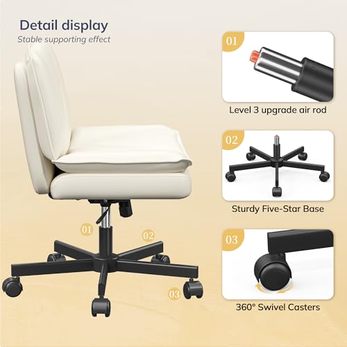 DurayLoly Criss Cross Chair w/ Wheels, 300-Lb Capacity 47.99 w/ Code + 40% Off Code NOOZEN49 - image 8