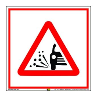 Mr. Safe - Road Sign C Eco Vinyl Sticker 8 inch X 8 inch