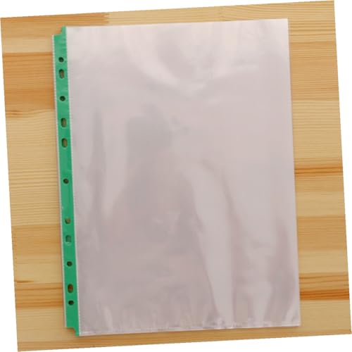 Protector para Carpetas STOBOK Transparentes de Oficina y Documentos 100u 5