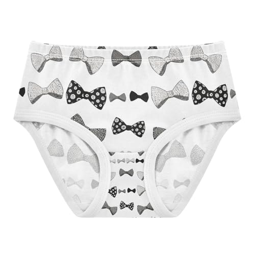 Black White Bow Ties Toddler Girls's Underwear 2T 202c1746
