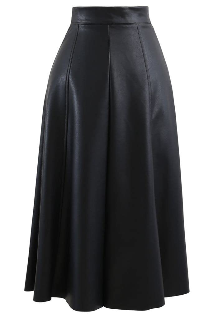 janak 'n' masaaya Midi Skirt in Leather 560-picture-46