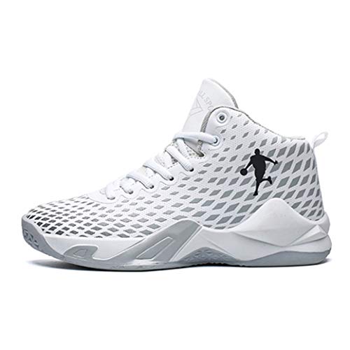 Zapatos de Baloncesto de Verano Botas Altas de Entrenamiento para Hombre Zapatillas Antideslizantes y Resistentes al Desgaste Zapatillas de Deporte de Moda Zapatillas de Deporte al Aire Libre
