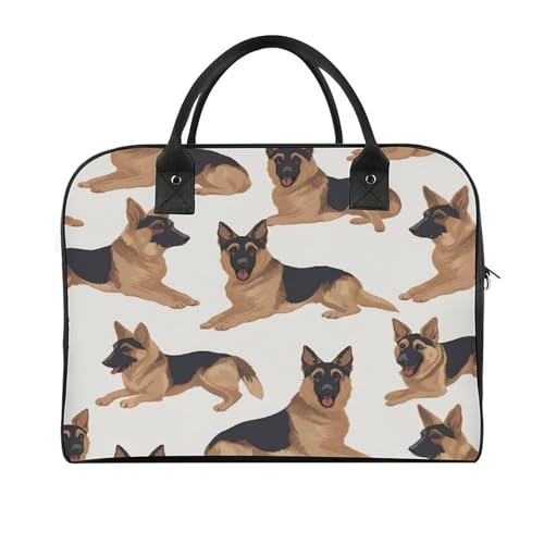 Maletín para portátil unisex German Shepherd ligero miniatura 1