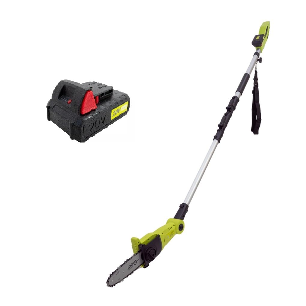 Garden Gear Cordless Telescopic Pole Chainsaw 20V Li-Ion Battery & ChargerExtendable 3M Reach (2 Batteries Included) from B&Q