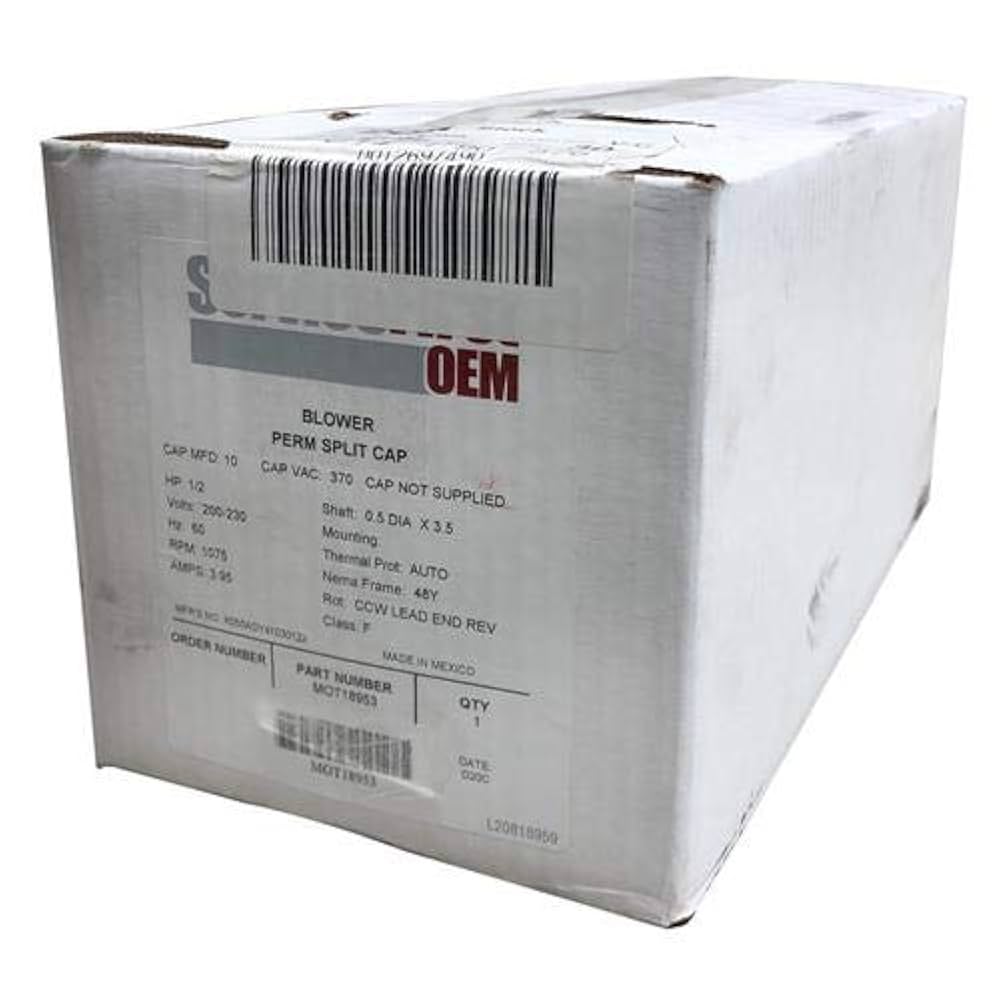 Amazon.com: Trane MOT18953 OEM Motor: Replaces 1/2 HP