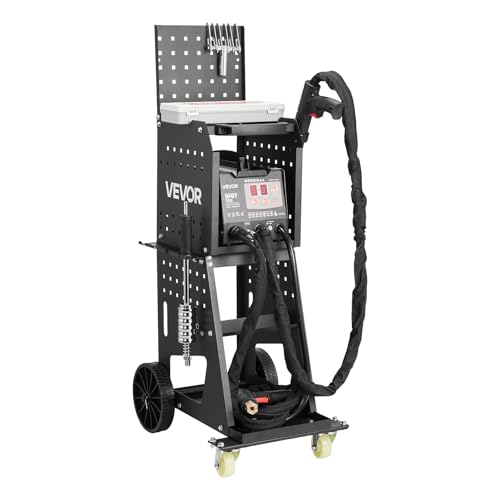 VEVOR Stud Welder Dent Repair Kit & Welding Cart 3KW Spot Welder with 2 Welding Guns and 7 Modes 110V Auto Body Spot Welding Dent Repair Machine for Steel Panel Repair