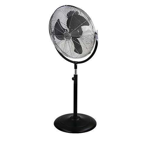 Miniatura 2 de Jata Jvvp3055 Circulador De Pie Industrial Con 3 Aspas Metálicas. Gran Ventilación. Caudal De Aire: 5688 M3 H. 3 Velocidades. Cabezal Orientable E Inclinable