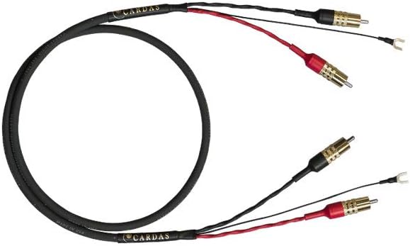 Iridium Phono RCA Interconnect Cable with Ground - 1.25M