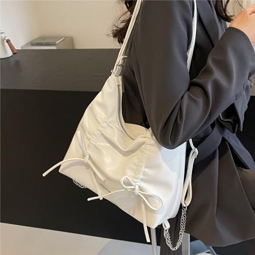Sac à bandoulière élégant en cuir synthétique raffiné - 5