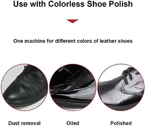 Professional Electric Shoe Cleaner & Polisher - Fast & Powerful Stainless Steel Shine Machine for Home & Commercial Use - Perfect for Leather, Suede, Sneakers & All Shoe Types