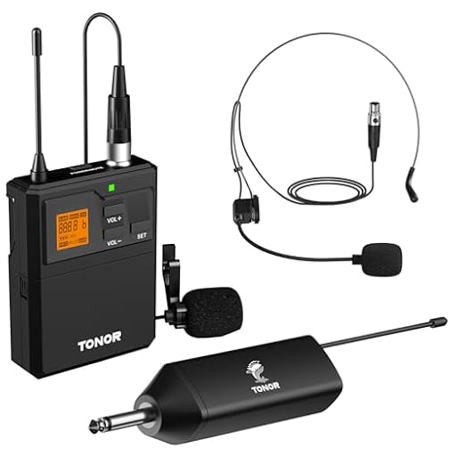 TONOR Microfono Inalambrico UHF con Micrófono Diadema/Lavalier Solapa Bolsillo Mic, Bodypack Transmisor y Mini Receiver 1/4 Pulgadas Salida, 60M para Actuaciones en Vivo Reuniones Lglesia Discurso | Ya disponible en tu tienda friki favorita! En mundofriki.es! TONOR Microfono Inalambrico UHF con Micrófono Diadema/Lavalier Solapa Bolsillo Mic, Bodypack Transmisor y Mini Receiver 1/4 Pulgadas Salida, 60M para Actuaciones en Vivo Reuniones Lglesia Discurso | Ya disponible en tu tienda friki favorita! En mundofriki.es!