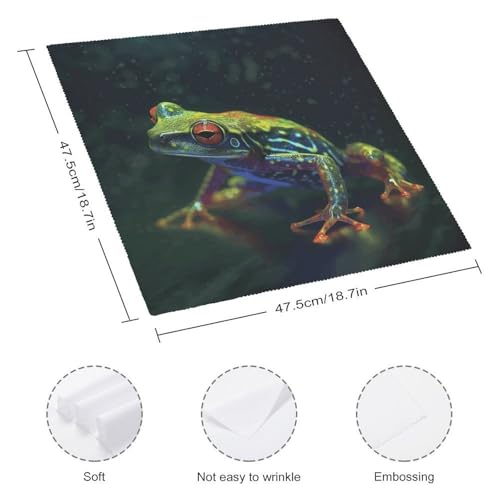 Servilletas de Tela Rkklvbns Cuadradas 18.7x18.7in Pack 4 miniatura 2