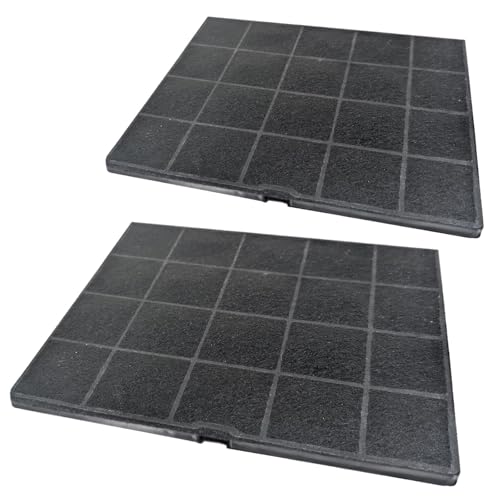 SPARES2GO Carbon Filter for Zanussi ZHC62352X ZHC92352X ZHB60460XA ZHB90460XA ZHB92670XA ZHB62670XA Cooker Hood (Pack of 2 Filters)