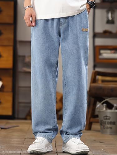 Image of Lymio Jeans for Men | Denim Jeans for Men | Baggy Loose Fit Pants (LU-66-69)