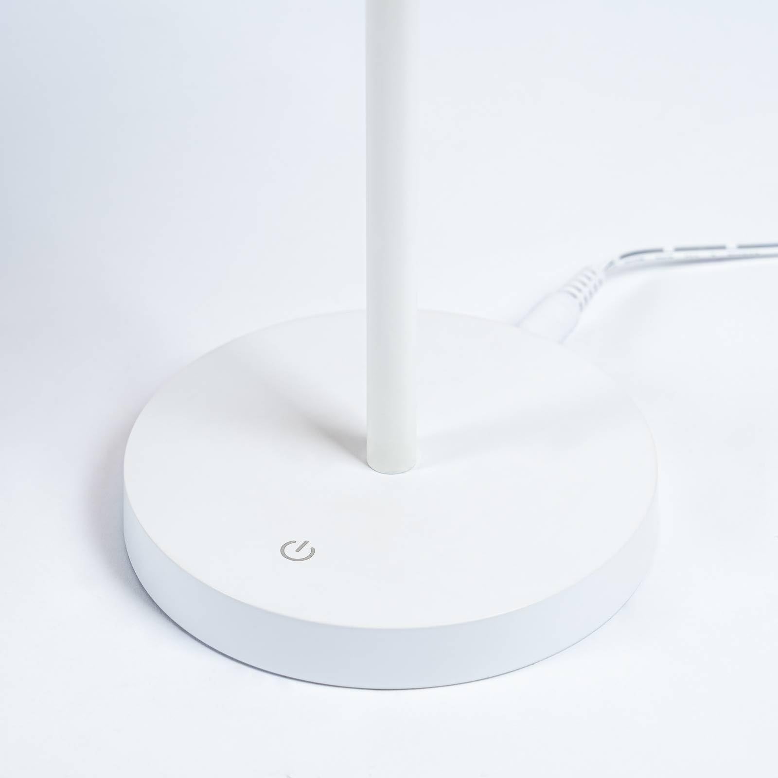 Lindby Lampada da tavolo LED dimmerabile (Scandinavo) colore Bianco, in Metallo ad es. Soggiorno & Sala pranzo lampadina inclusa lampada
