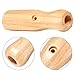HOLIDYOYO 2Pcs Wooden Foosball Table Handles Ergonomic for Table Soccer Replacement Easy Assembly Indoor Game Accessories Enhance Family Entertainment