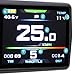 MOTOULAX Electric Cycling Panel with USB Charging Port and Water Proof Connector Color LCD Display Meter for KT TF01