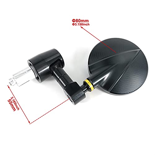 Espejos de manillar CNC para YAMAHA FZ 07 (2013-2021) con acabado de alta precisión 2